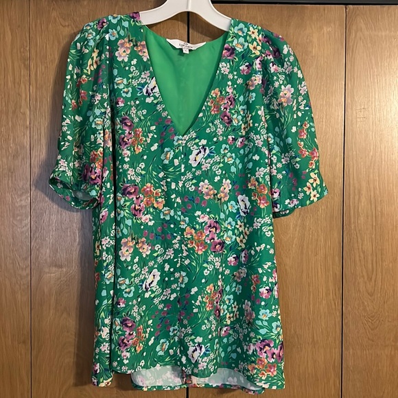 Green Floral Blouse - Picture 1 of 6